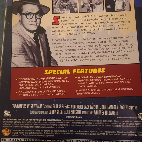 REDUCED!! 6 full seasons of The Adventures of Superman. - Picture 6 of 12